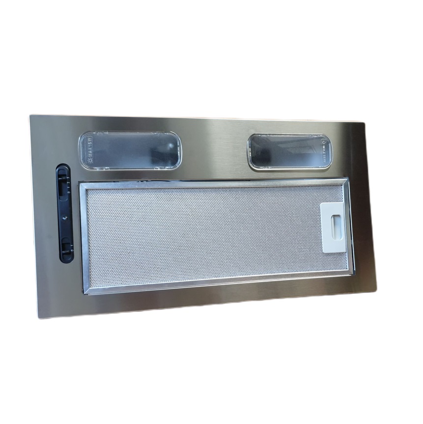 Cappa classica MAYA ANGOLO 105X105 rustica legno noce scuro con motore